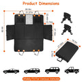 Dog car seat cover waterproof back seat protector for cars, trucks and SUVs