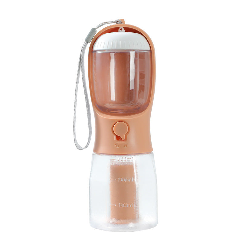 3 in 1 Dog Water Bottle | Food & Waste Bag Holder