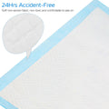 50-piece dog training pads, puppy pee pads and cat wee mats for indoor potty training, 24 x 18 inches