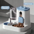 Gravity pet feeder and water dispenser for cats and puppies with large capacity