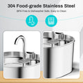 Stainless Steel Smart Pet Water Dispenser Automatic Circulation Large Capacity Pawora UK