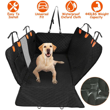 Dog car seat cover waterproof back seat protector for cars, trucks and SUVs