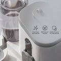 Gravity pet feeder and water dispenser for cats and puppies with large capacity