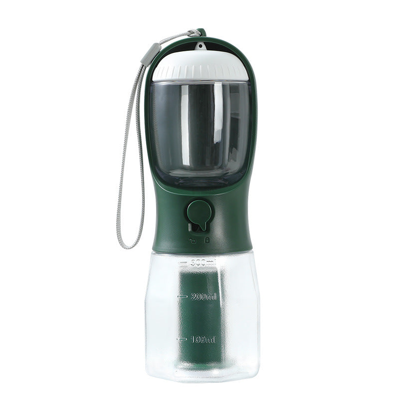 3 in 1 Dog Water Bottle | Food & Waste Bag Holder