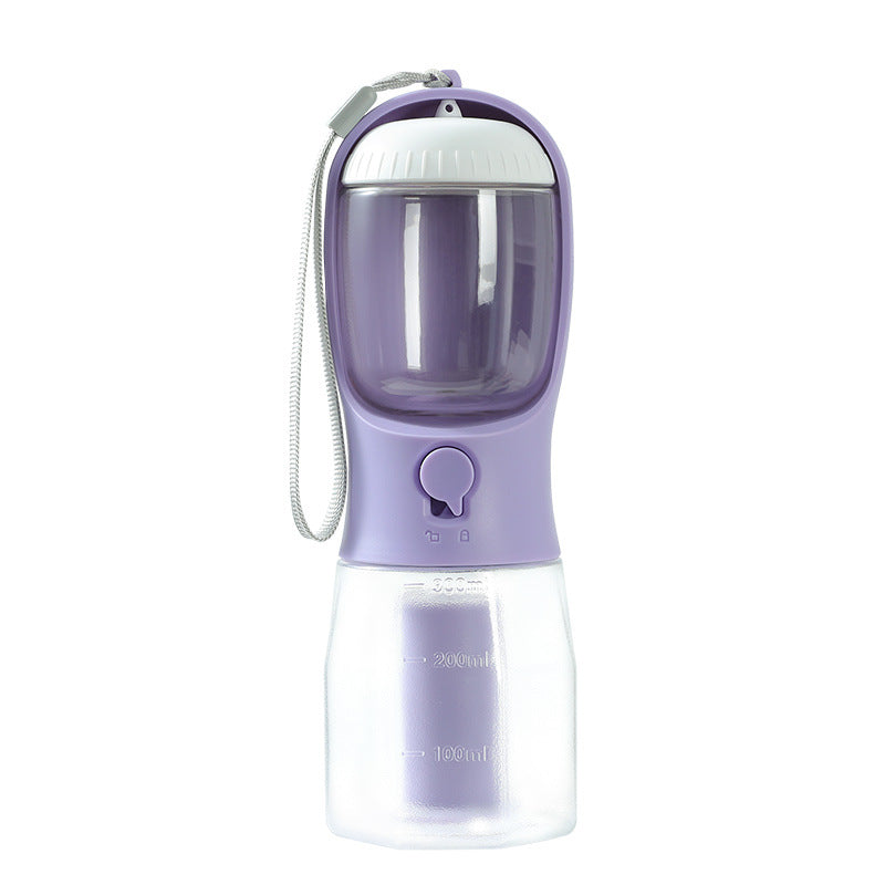 3 in 1 Dog Water Bottle | Food & Waste Bag Holder