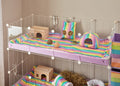 C&C guinea pig cage panels made from clear acrylic for customizable guinea pig cages