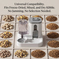 Gravity pet feeder and water dispenser for cats and puppies with large capacity