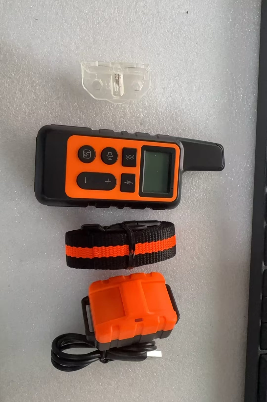 Dog training collar with remote control, beep and vibration for obedience training