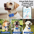 Real-time dog GPS tracker with geofence, flashlight, sound alarm, and unlimited distance tracking